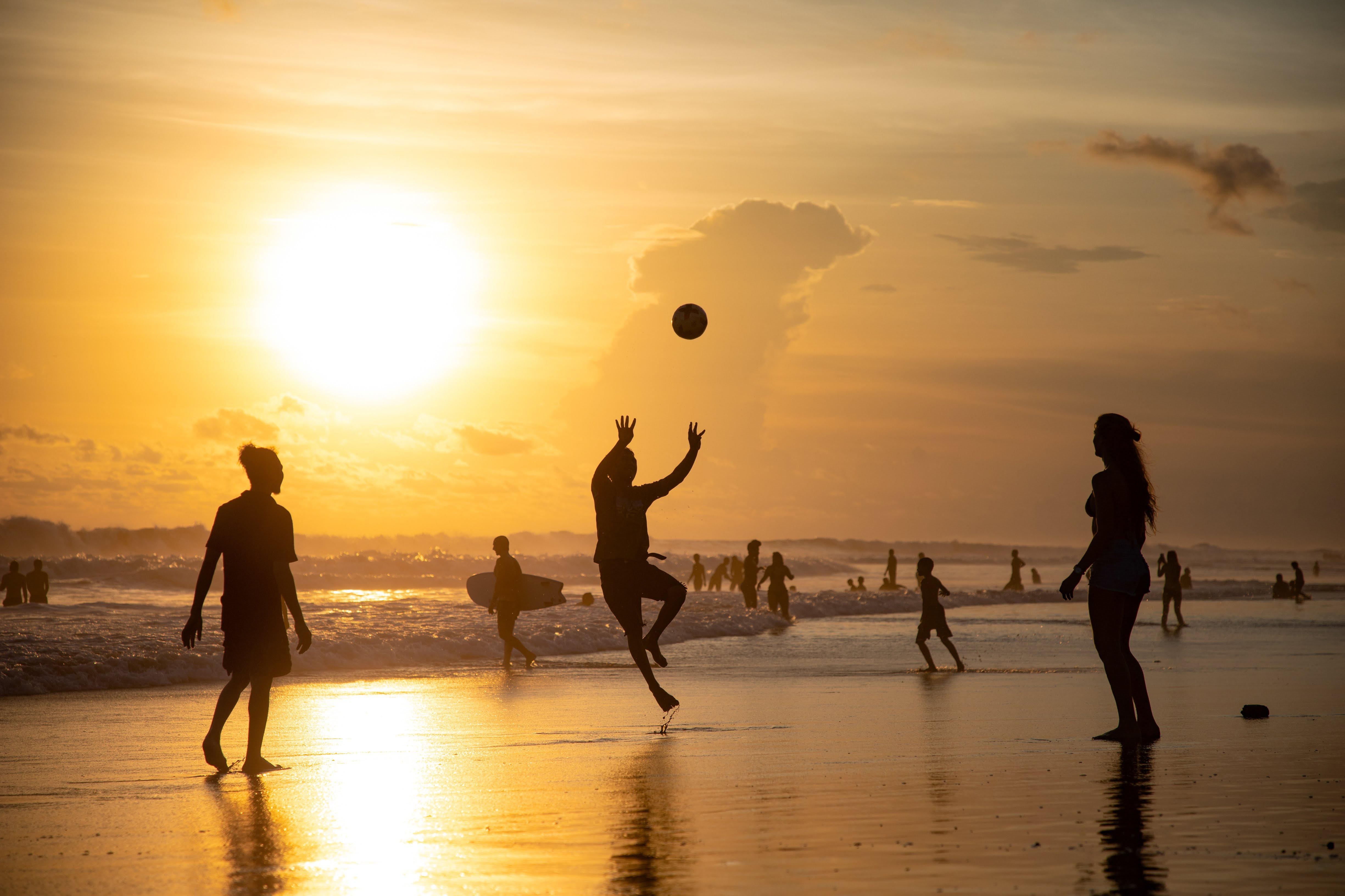 People on beach